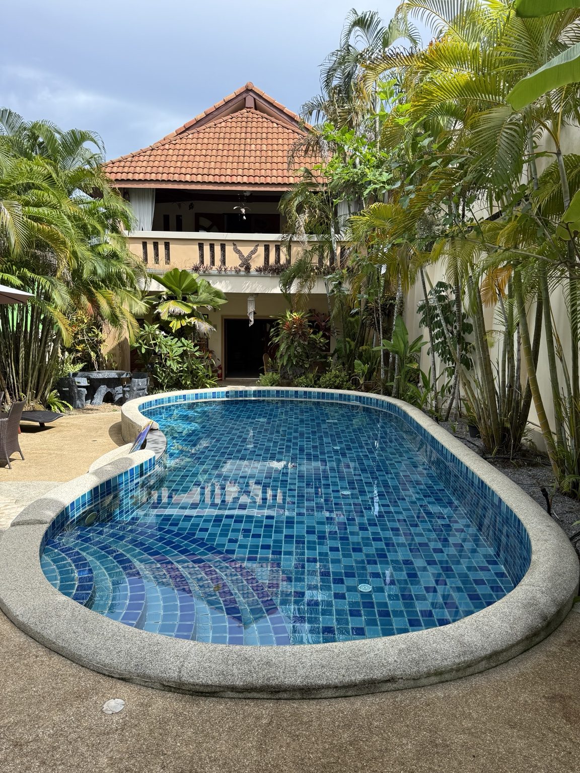Pool in daylight